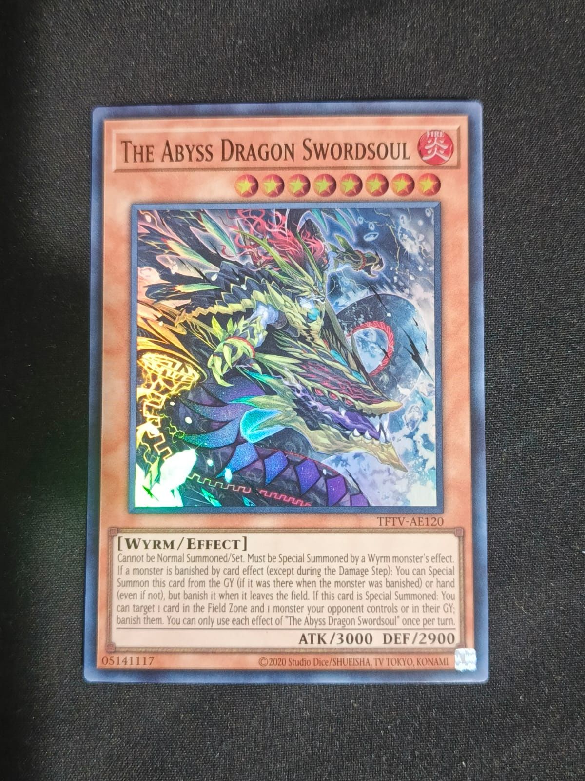 TFTV-AE120 The Abyss Dragon Swordsoul Super Rare
