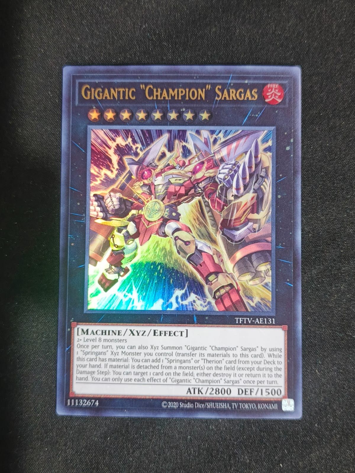 TFTV-AE131 Gigantic Champion Sargas Ultra Rare