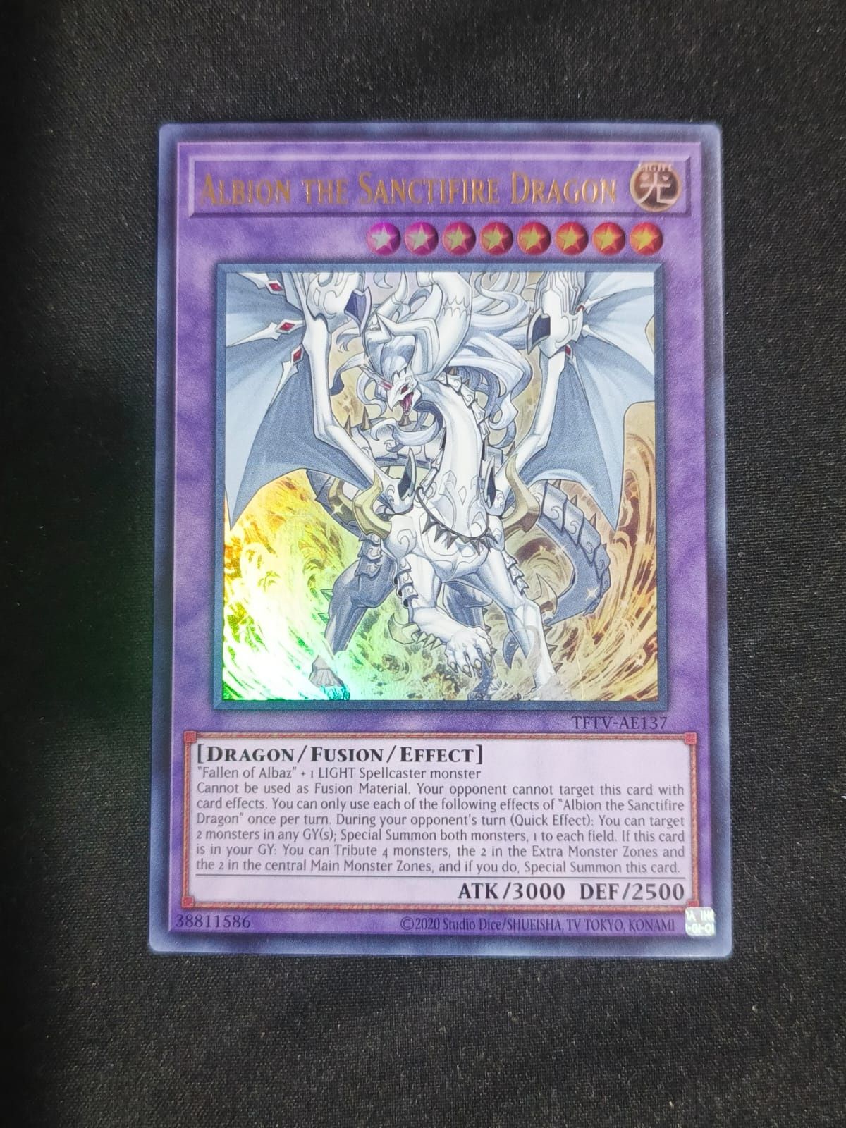 TFTV-AE137 Albion the Sanctifire Dragon Ultra Rare