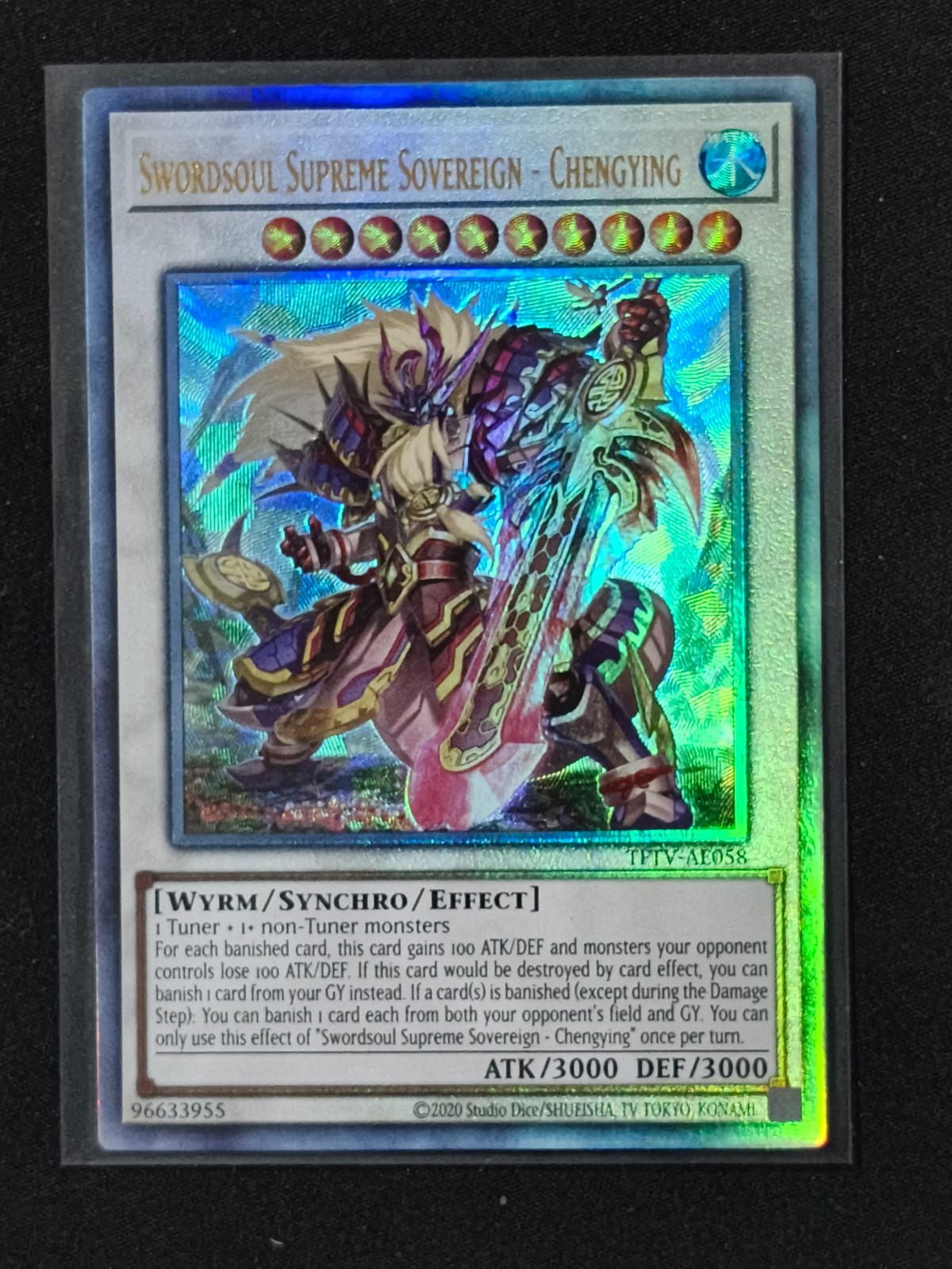 TFTV-AE058 Swordsoul Supreme Sovereign - Chengying Ultimate Rare