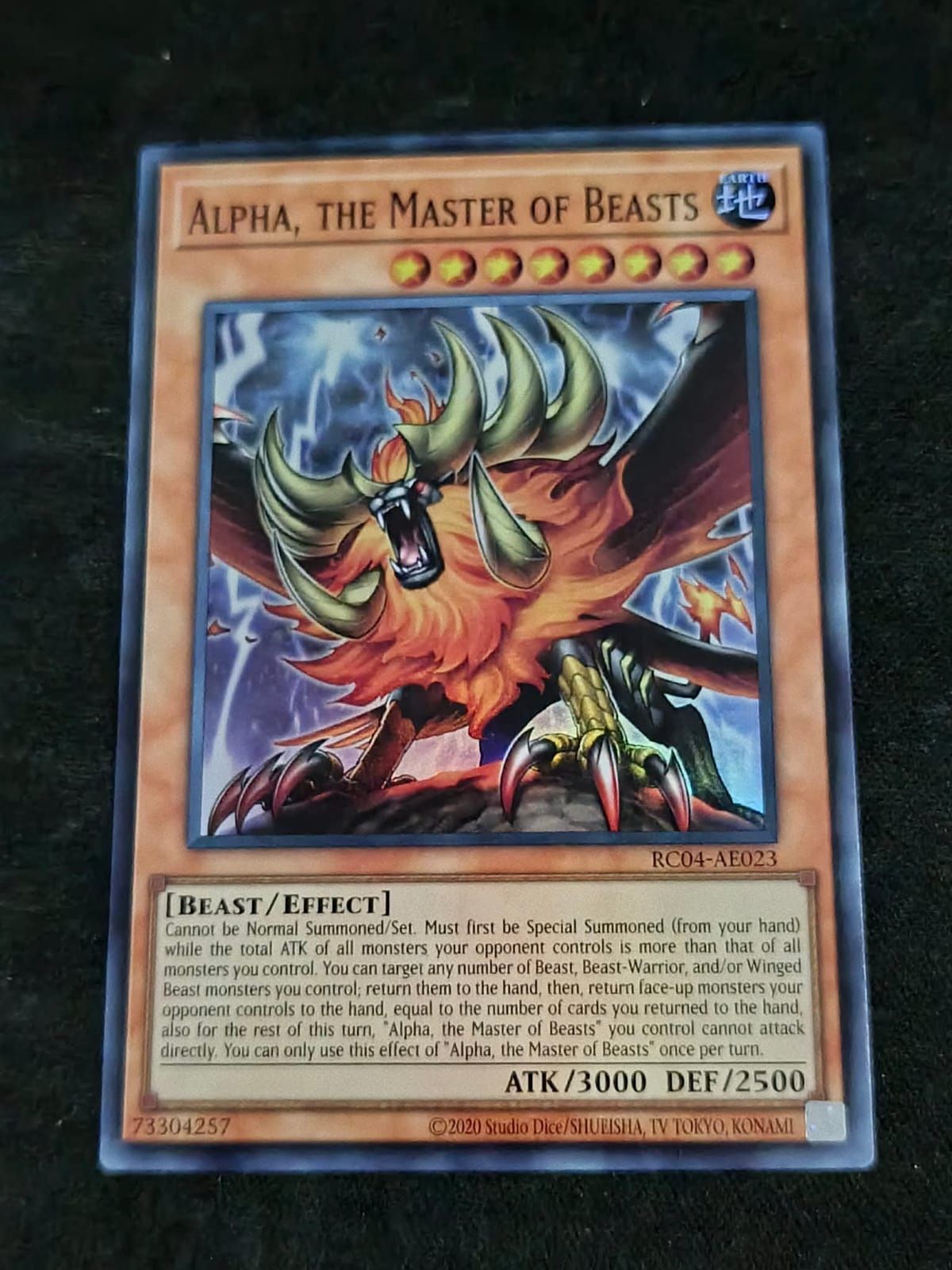 RC04-AE023 Alpha, the Master of Beasts Super Rare