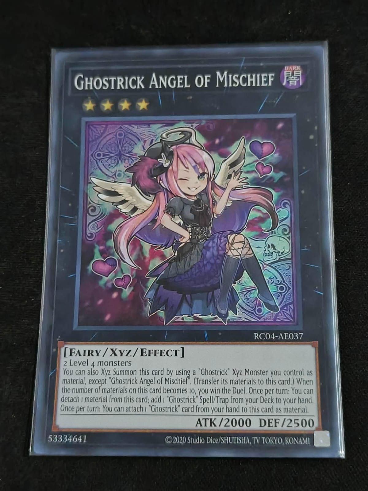 RC04-AE037 Ghostrick Angel of Mischief Super Rare