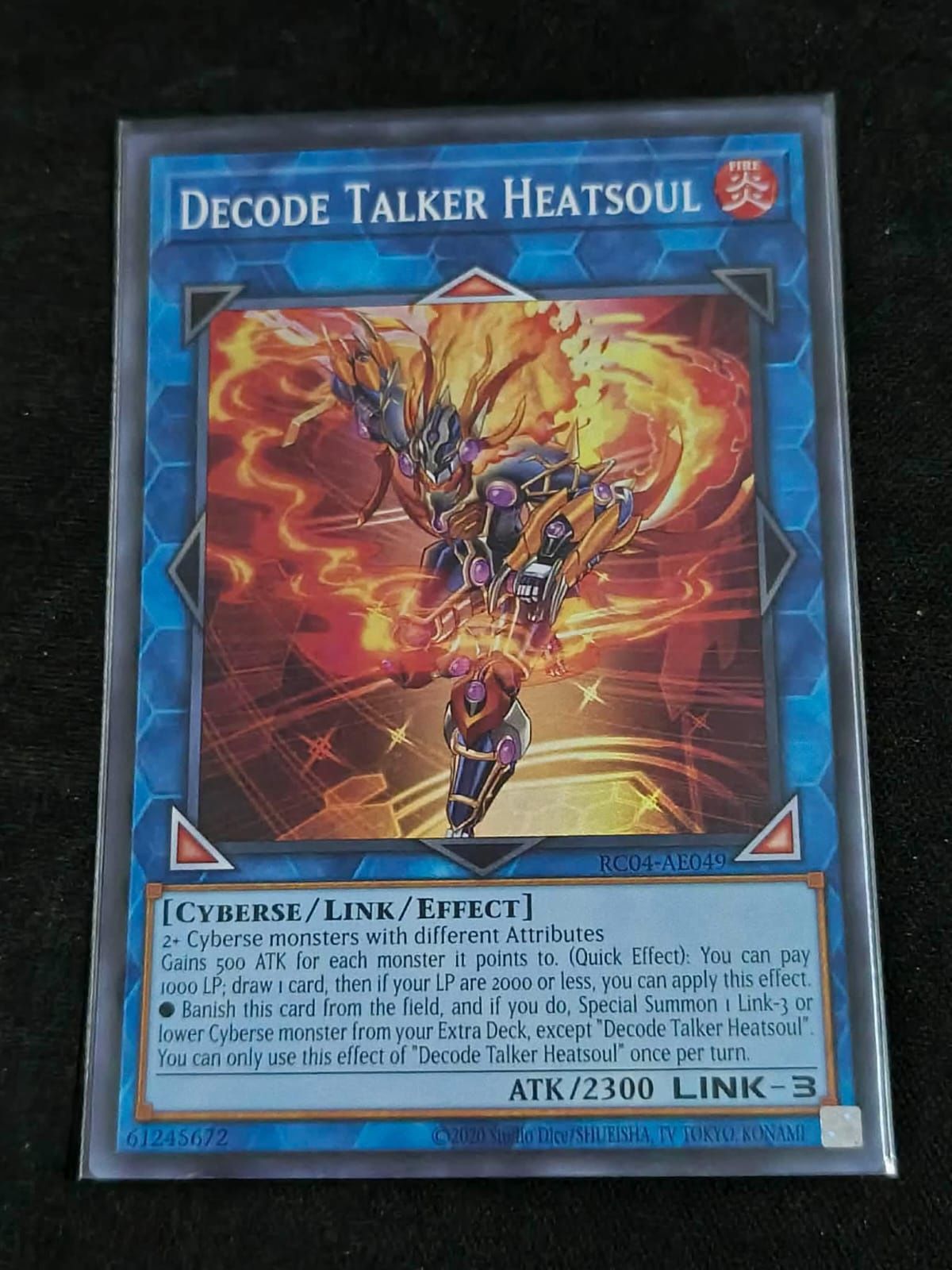 RC04-AE049 Decode Talker Heatsoul Super Rare