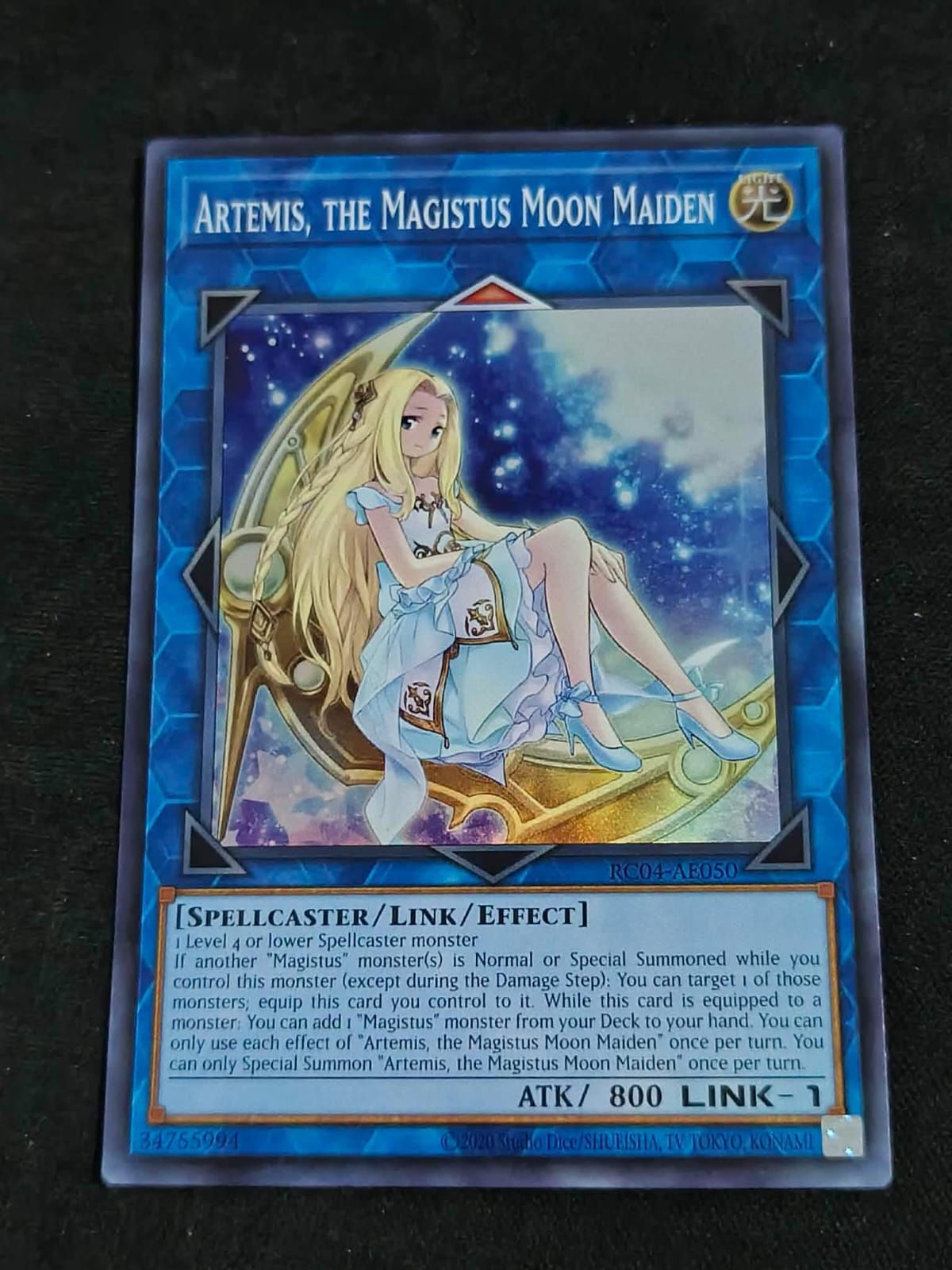 RC04-AE050 Artemis, the Magistus Moon Maiden Super Rare