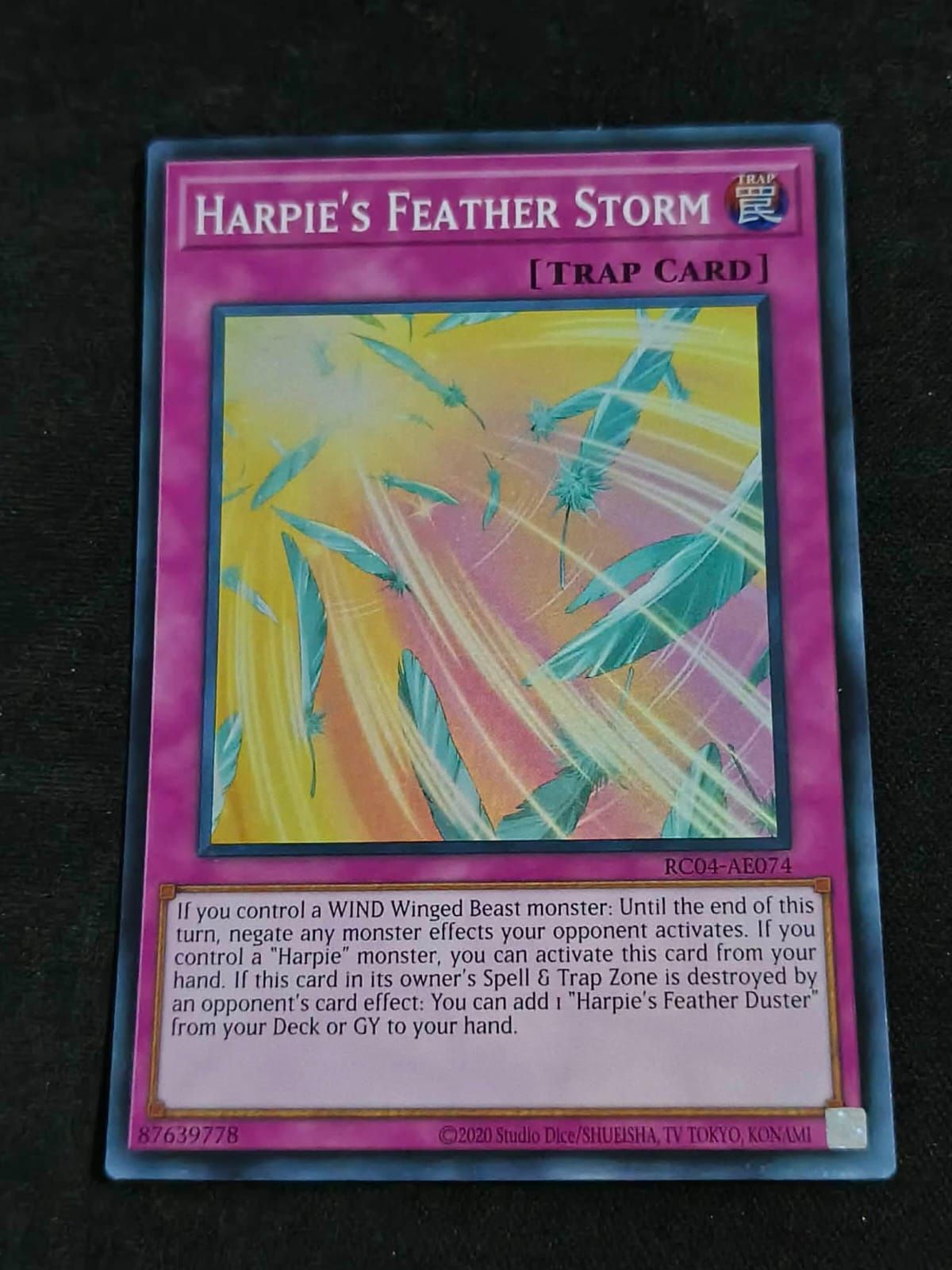 RC04-AE074 Harpie's Feather Storm Super Rare