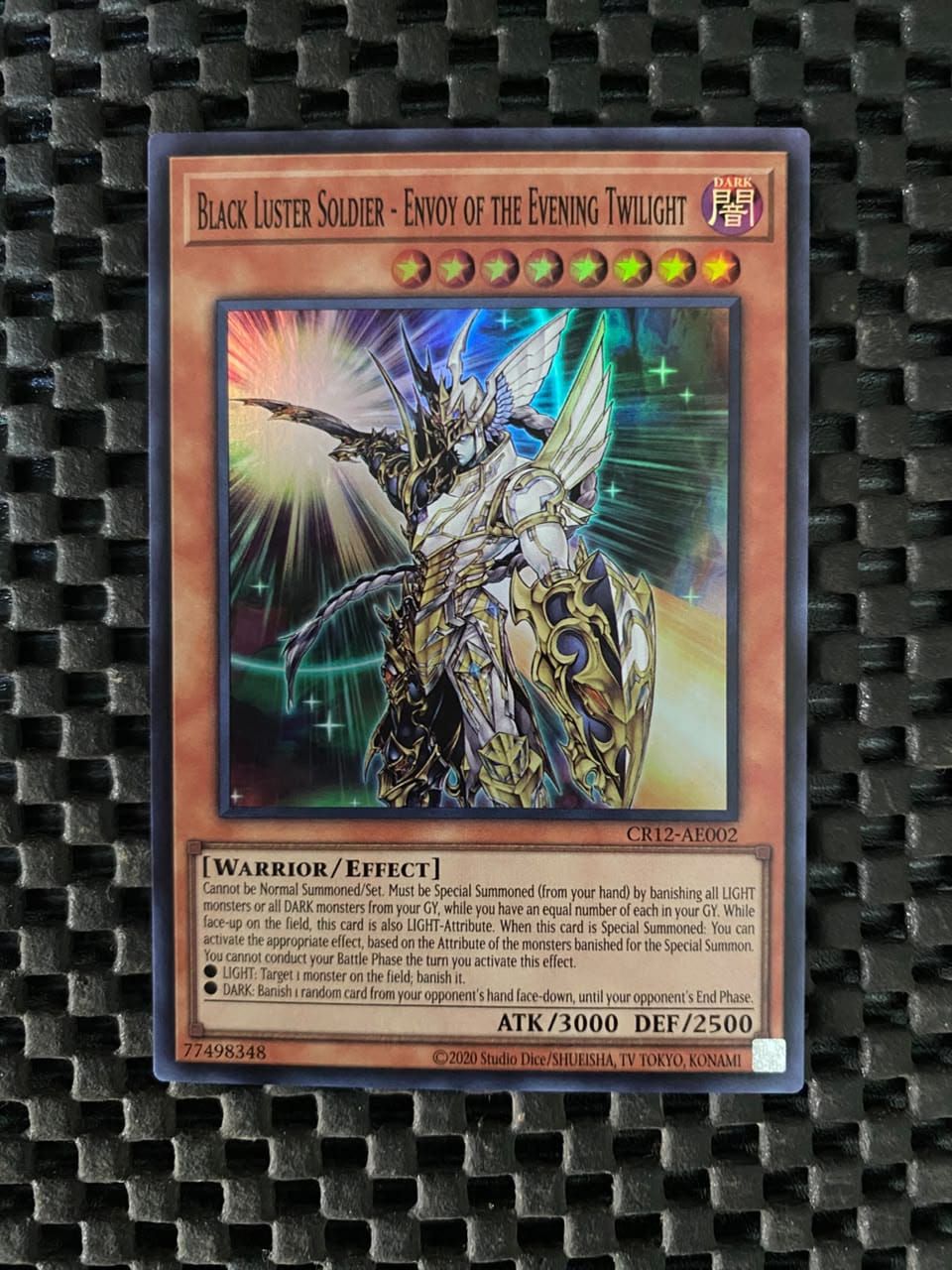 CR12-AE002 Black Luster Soldier - Envoy of the Evening Twilight Super Rare