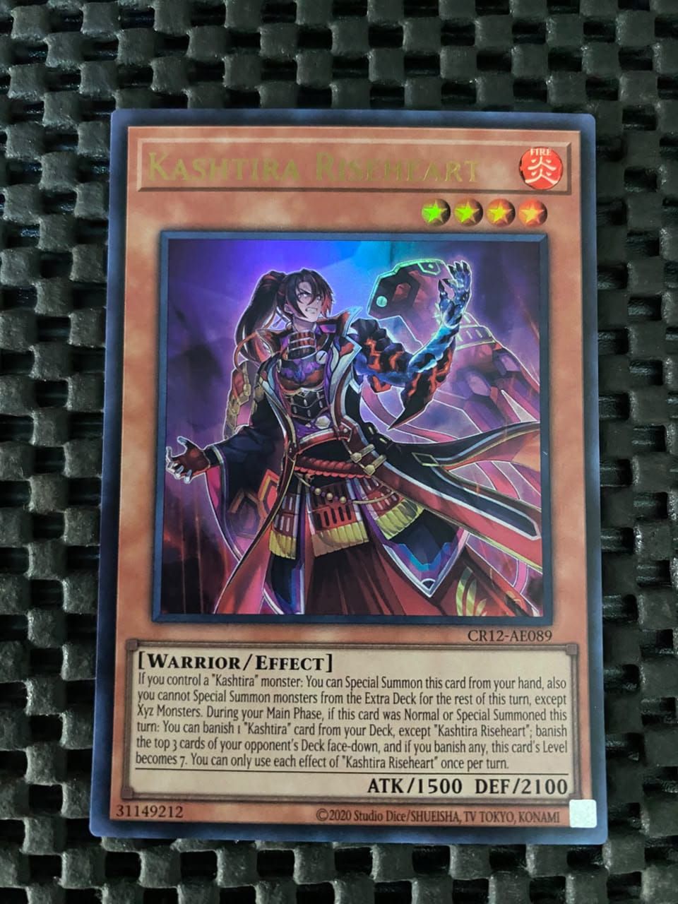 CR12-AE089 Kashtira Riseheart Ultra Rare