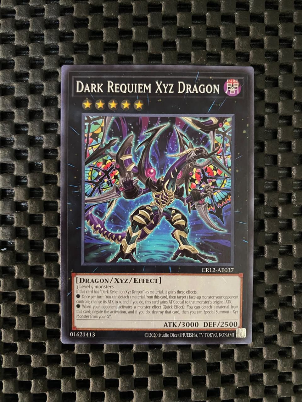 CR12-AE037 Dark Requiem Xyz Dragon Common