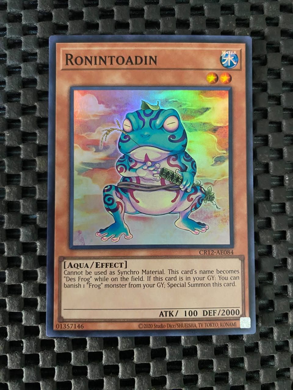 CR12-AE084 Ronintoadin Super Rare