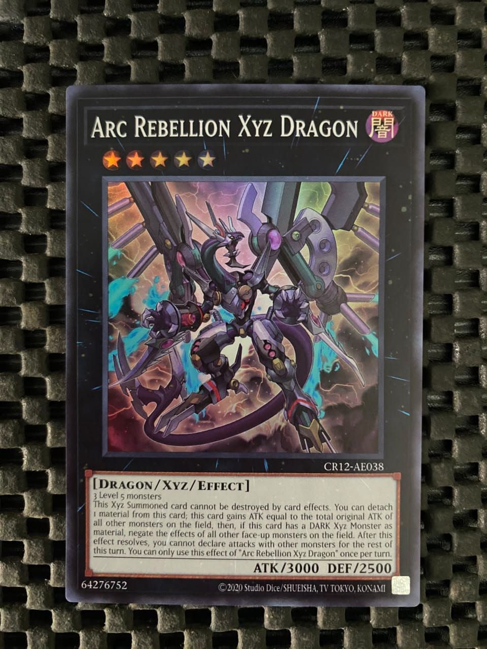 CR12-AE038 Arc Rebellion Xyz Dragon Super Rare