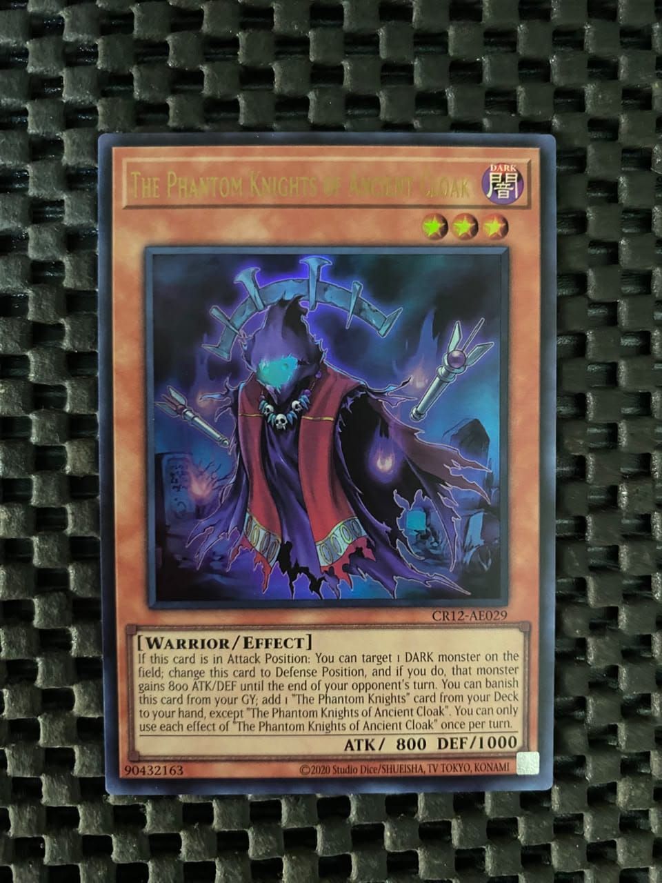 CR12-AE029 The Phantom Knights of Ancient Cloak Ultra Rare