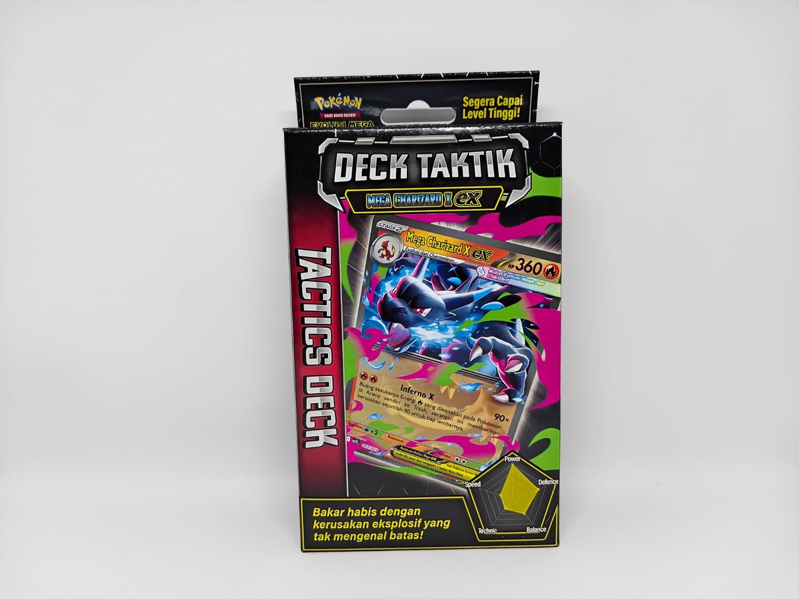 Pokemon Deck Taktik Mega Charizard EX Edisi Bahasa Indonesia