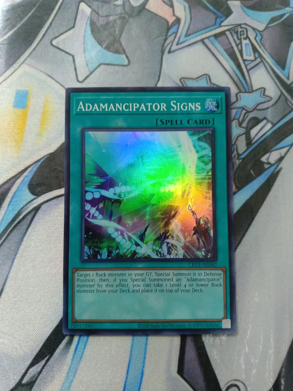 CR13-AE062 Adamancipator Signs Super Rare