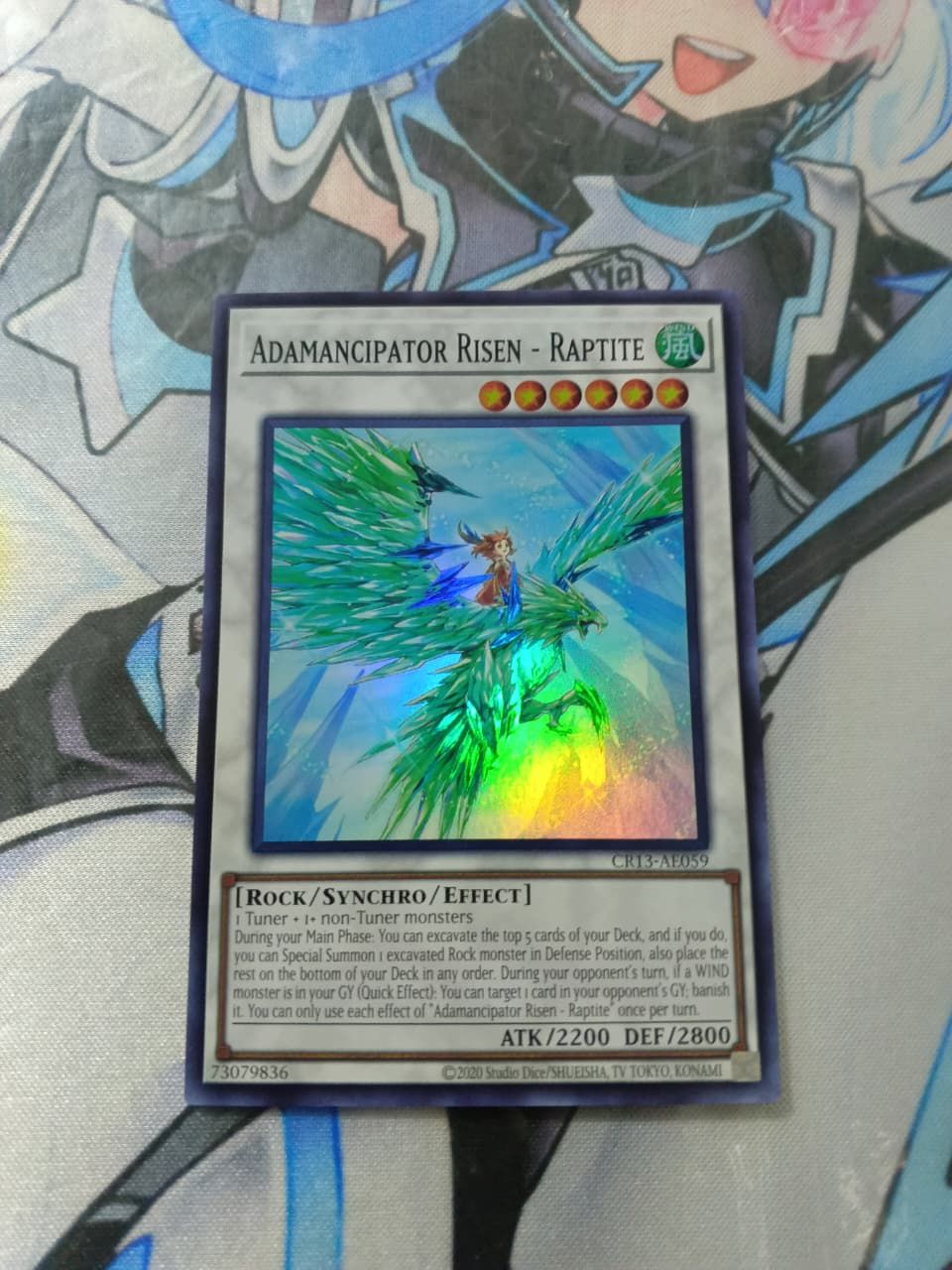 CR13-AE059 Adamancipator Risen - Raptite Super Rare