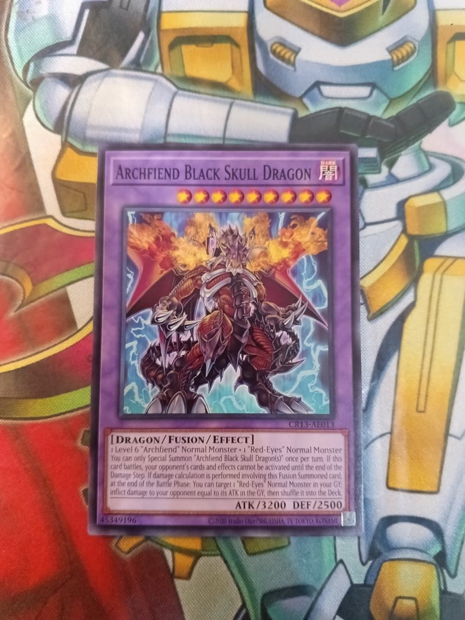 CR13-AE013 Archfiend Black Skull Dragon Common