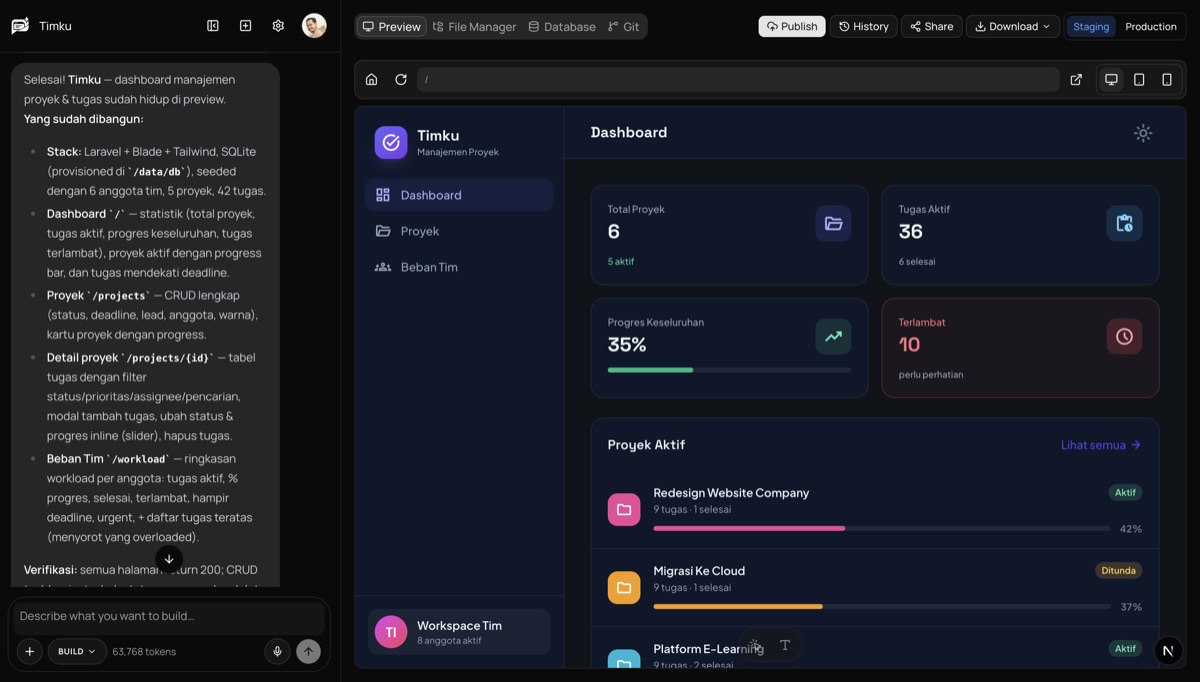TanpaNgoding AI v2 Resmi Rilis: Bikin Aplikasi Lebih Hemat Token dan Bebas Pilih Teknologi