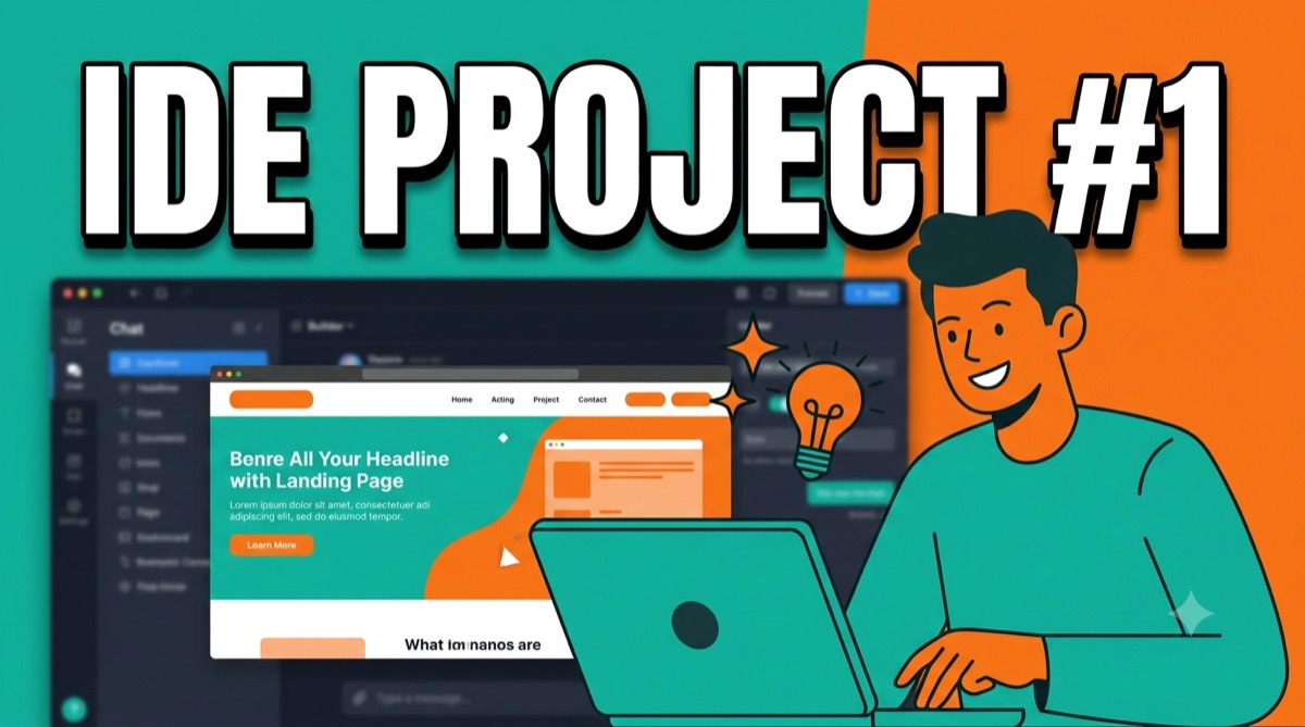 Ide Project #1: Bikin Landing Page Company Profile dalam Sekali Prompt