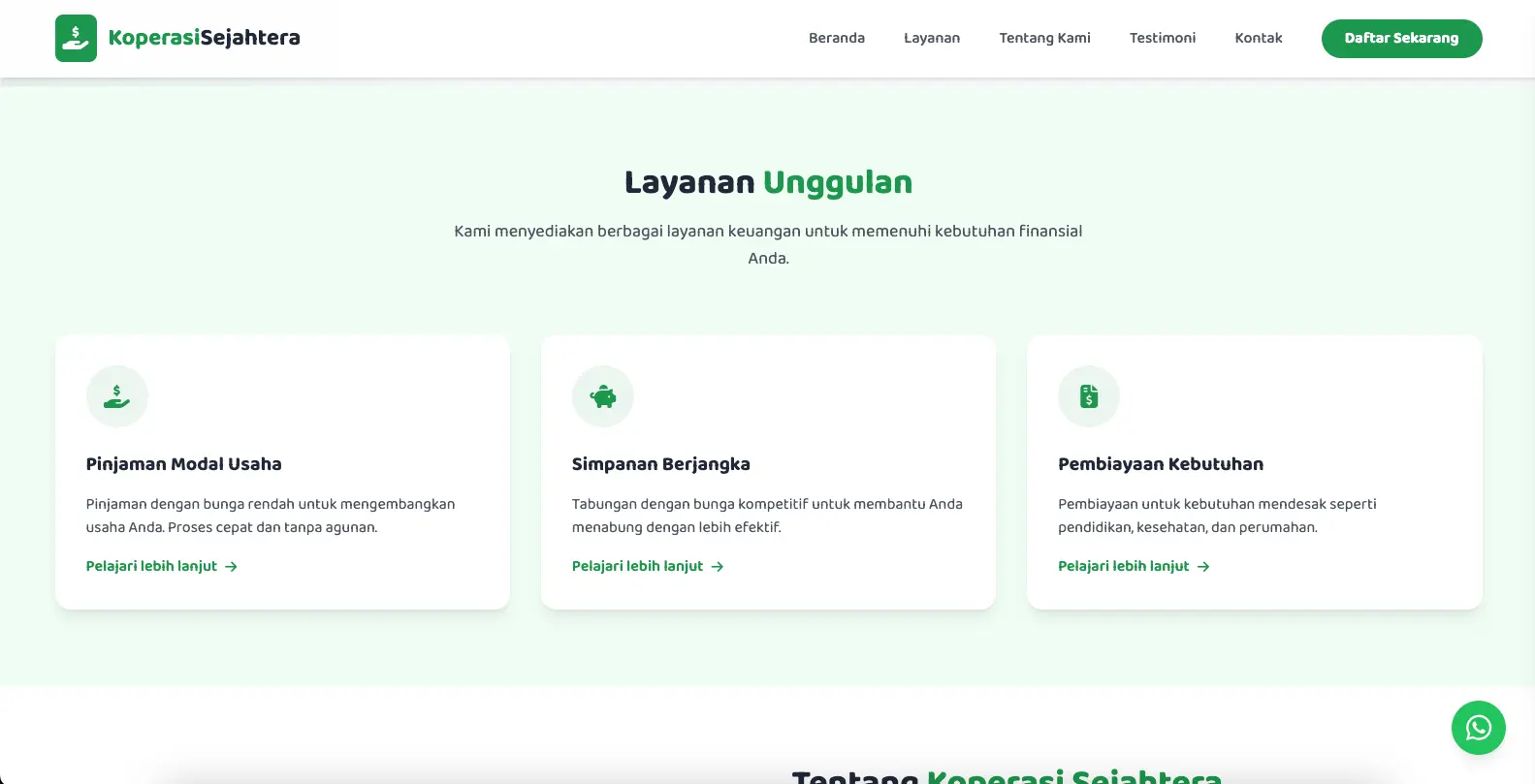 Landing Page